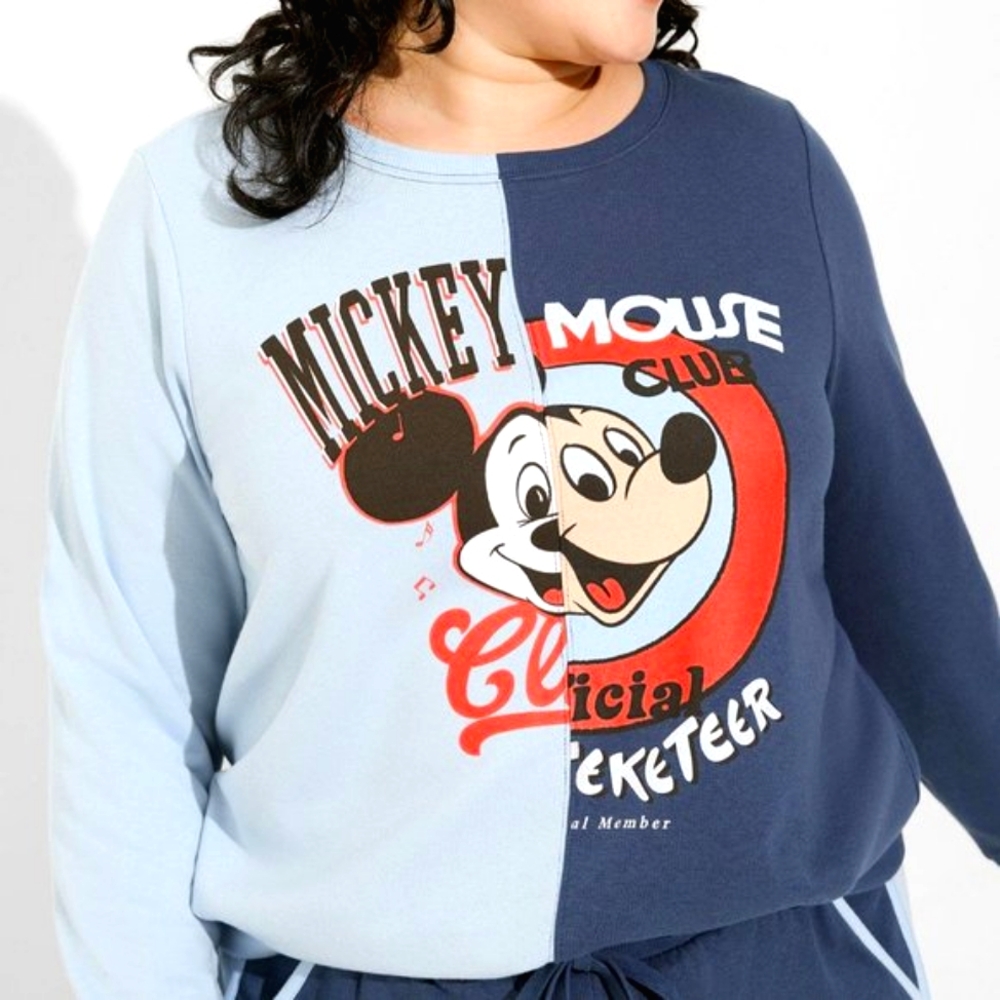 ❤️NWT TORRID MICKEY MOUSE CLUB MOUSEKETEER SWEATSHIRT DISNEY - PLUS SIZE